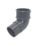 FloPlast MiniFlo 112.5° Round Offset Downpipe Bend Anthracite Grey 50mm