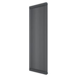 Azur 1800mm x 650mm 6312BTU Anthracite Vertical 2 Column Radiator
