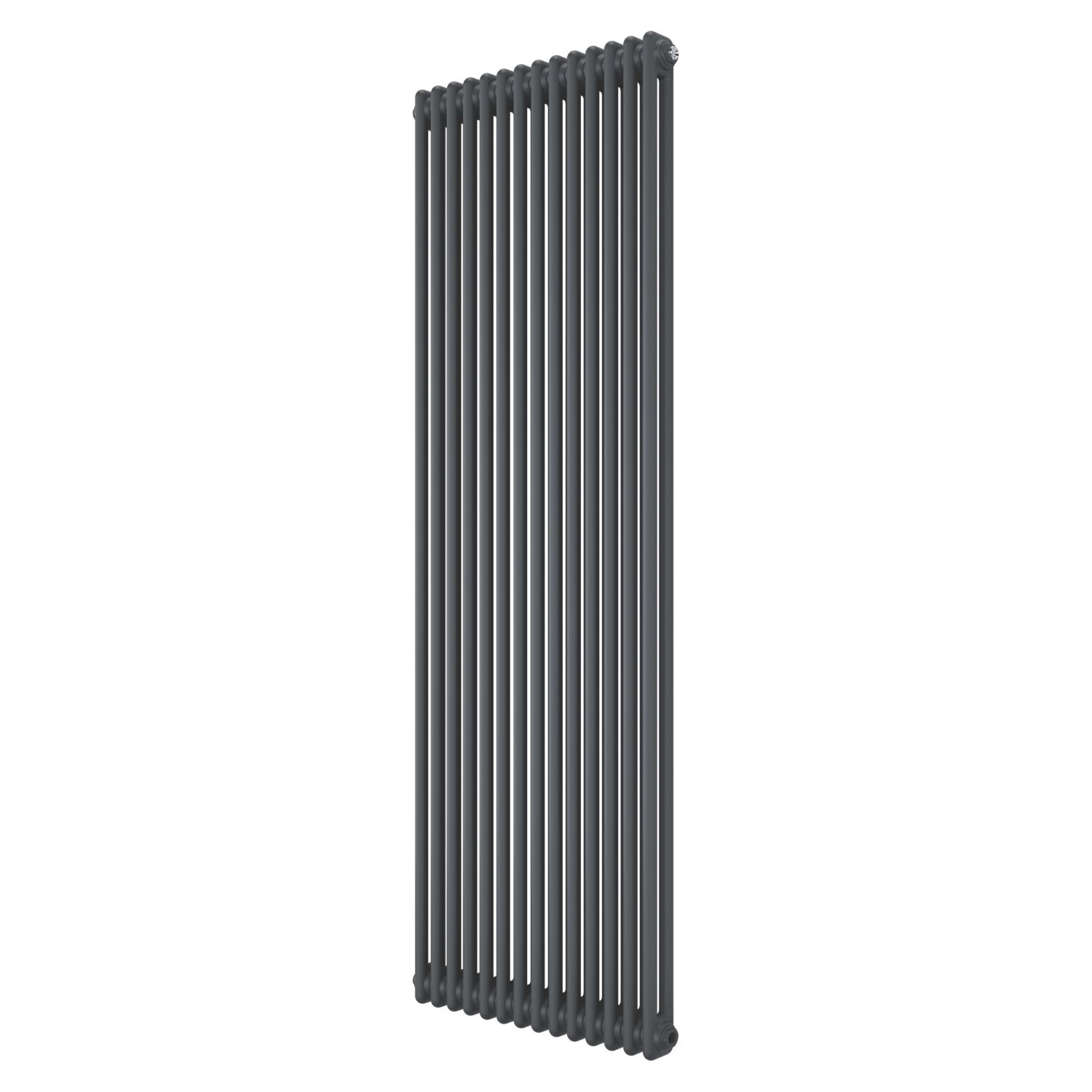 Azur 1800mm x 650mm 6312BTU Anthracite Vertical 2 Column Radiator (696YR)