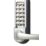 Smith & Locke  Push-Button Lock w/ Handles  60mm Silver