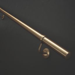 Rothley  Steel Handrail Kit Antique Brass 3600mm
