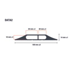 COBA CablePro Data2 Cable Cover 9m Black