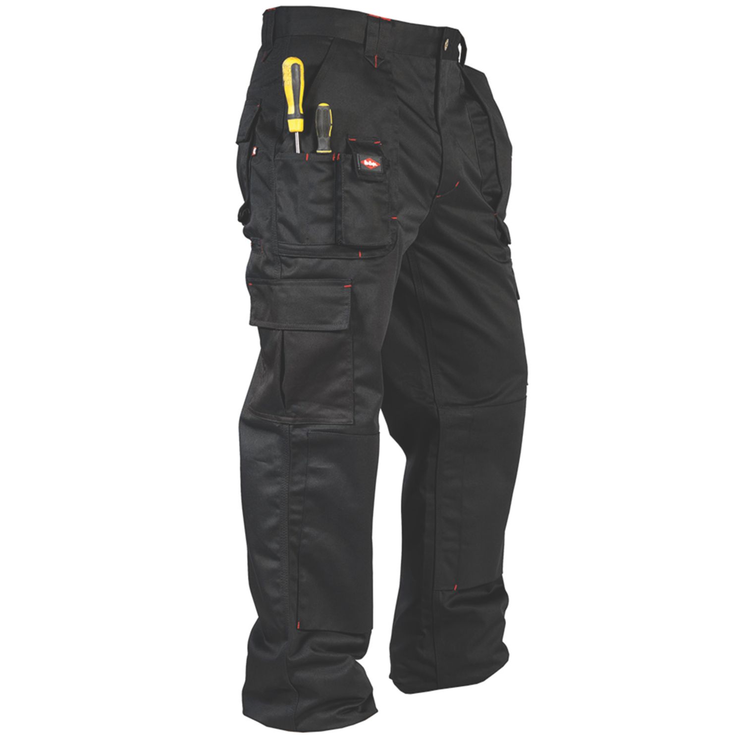 Lee Cooper LCPNT205 Cargo Trousers Black 40" W 29" L (697HU)