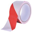 Diall Marking Tape Red/White 33m x 50mm