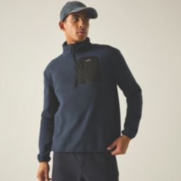 Regatta Frankie Half Zip Fleece Navy/Black  Medium 39-40" Chest