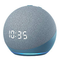 Amazon Echo Dot 4th Gen Smart Assistant with Clock Twilight Blue