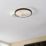 Eglo Gafares LED Ceiling Light Black/White 15W 2100lm