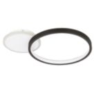 Eglo Gafares LED Ceiling Light Black/White 15W 2100lm