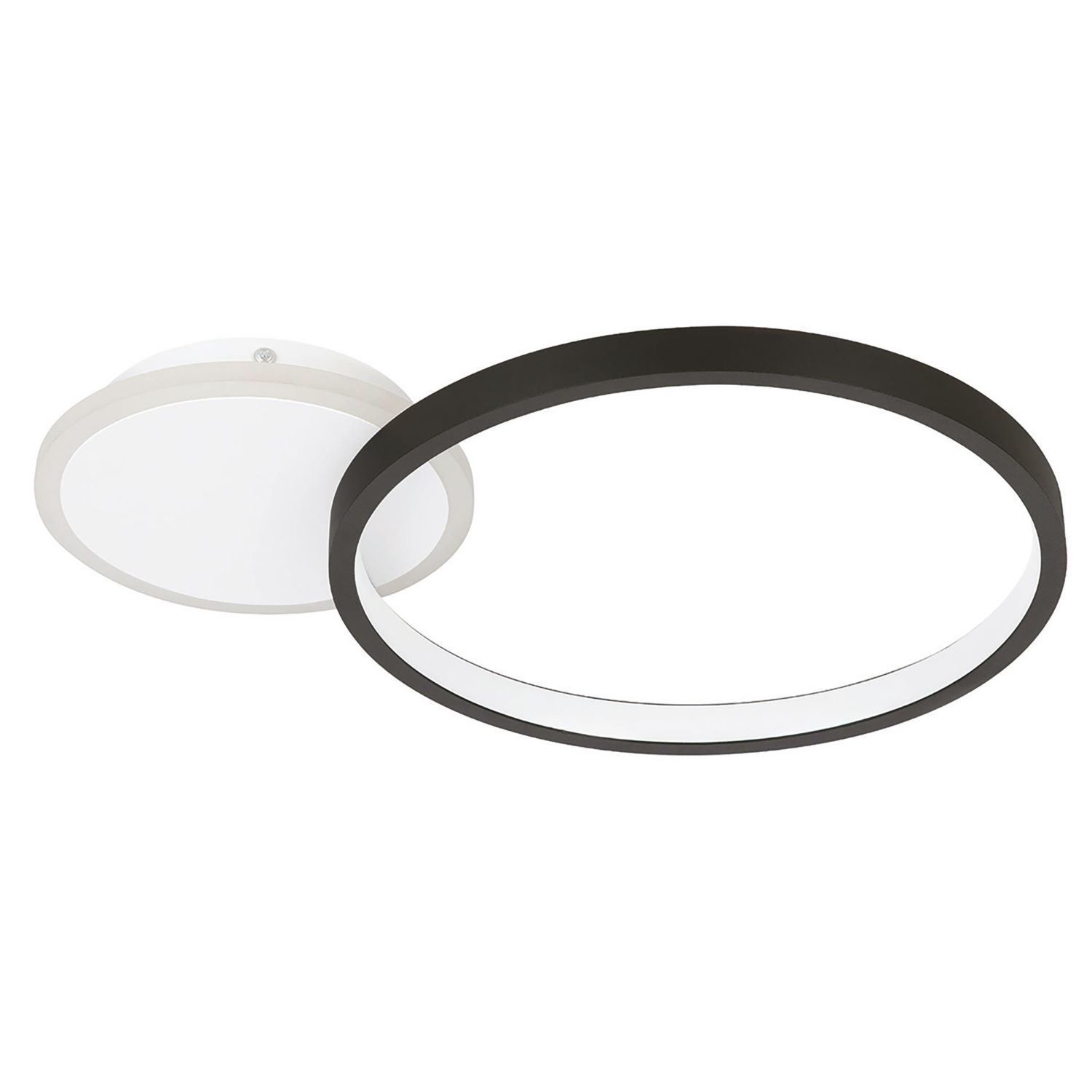 Eglo Gafares LED Ceiling Light Black/White 15W 2100lm (697PL)