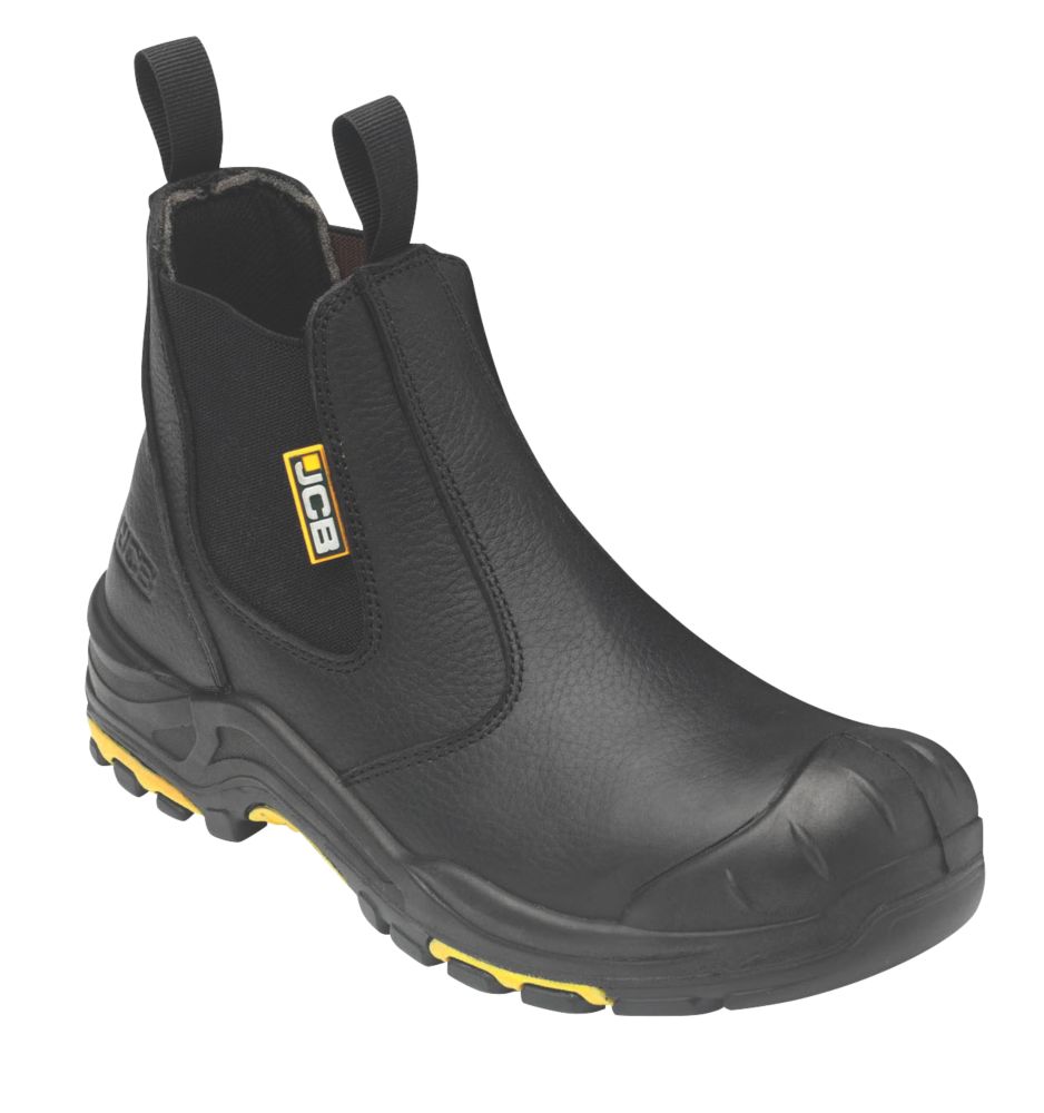 JCB Safety Dealer Boots Black Size 13 Screwfix