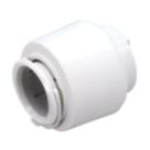 FloPlast FloFit+ Plastic Push-Fit Stop End 28mm