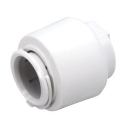 FloPlast FloFit+ Plastic Push-Fit Stop End 28mm