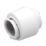 FloPlast FloFit+ Plastic Push-Fit Stop End 28mm