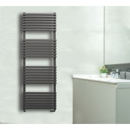 Towelrads 1500mm x 500mm 2658BTU Anthracite Flat Designer Towel Radiator