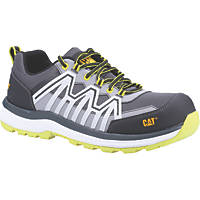 CAT Charge Metal Free  Safety Trainers Black/Lime Green Size 4