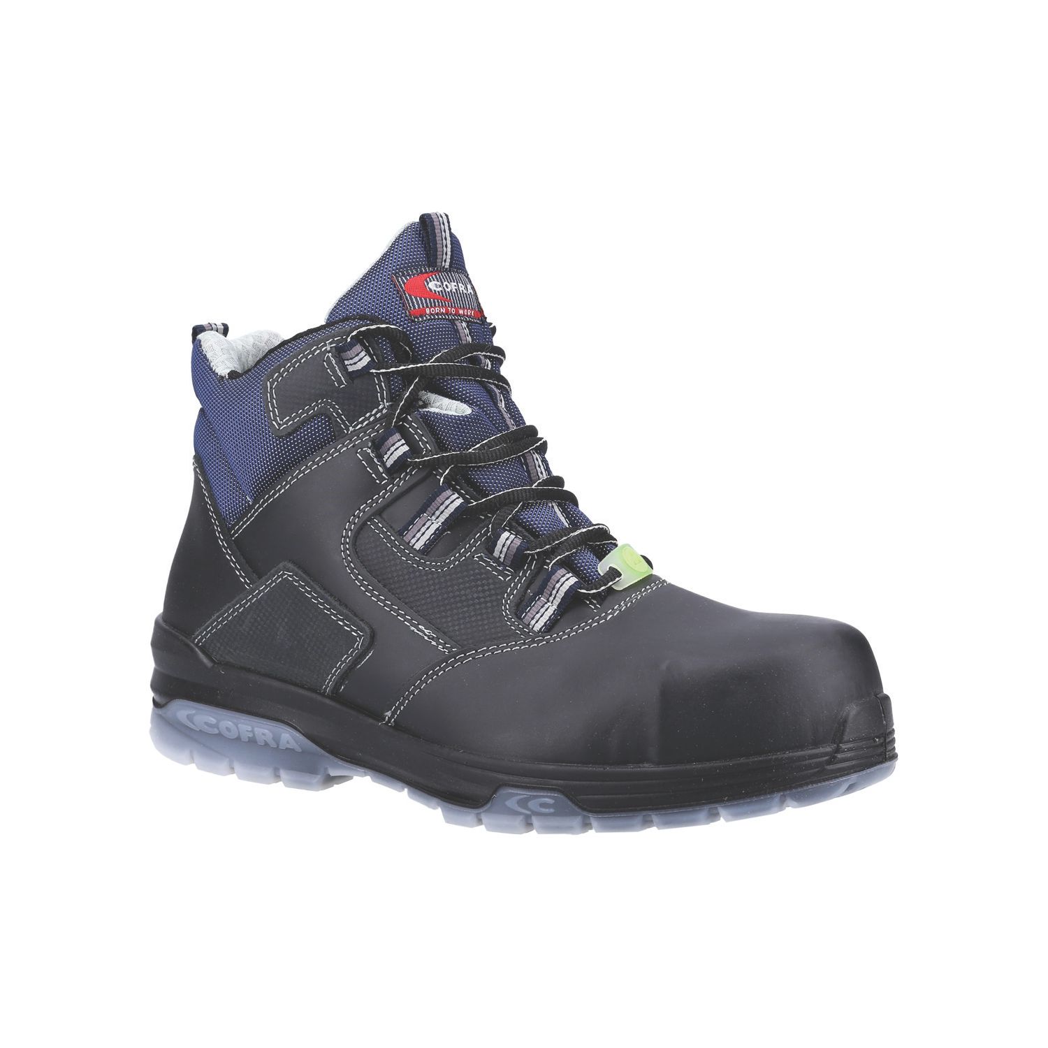 Cofra Funk S3 SRC Size 7 Black Water-Resistant Safety Boots (697XP)