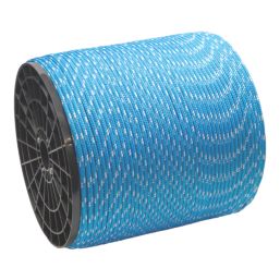 Essentials Braided Rope Blue / White 6mm x 500m