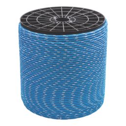 Essentials Braided Rope Blue / White 6mm x 500m