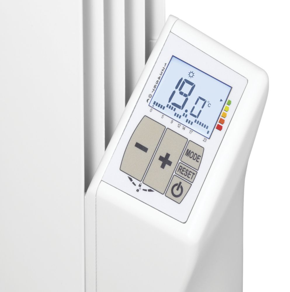 Acova TAG-100-056-S Wall-Mounted Oil-Filled Convector Heater 1000W 554mm x  575mm - Screwfix