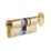 Yale Fire Rated  Platinum 3-Star Euro Profile Cylinder 40-40 (80mm) Brass