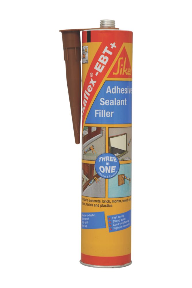 Sika Sikaflex EBT+ Hybrid Sealant &amp; Adhesive Brown 300ml