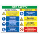 Essentials  "All Visitors & Drivers" Sign 600mm x 800mm