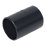 FloPlast Solvent Weld Straight Couplers 32mm x 32mm Black 5 Pack
