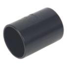 FloPlast Solvent Weld Straight Couplers 32mm x 32mm Black 5 Pack