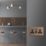 Varilight  13A 2-Gang SP Switched Socket + 3A 45W 2-Outlet Type C USB Charger Brushed Bronze with Black Inserts