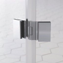 Aqualux Aquarius 6  Frameless Rectangular Hinged Shower Door 900mm x 1900mm