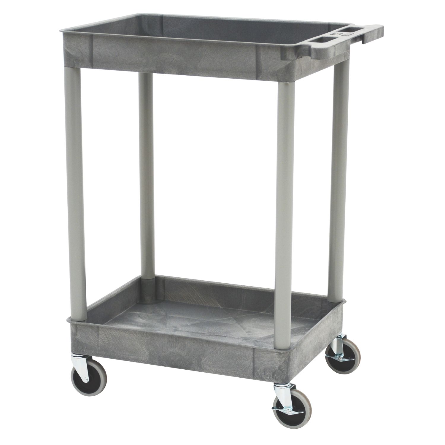 Grey 2-Shelf Trolley 980mm (698HJ)