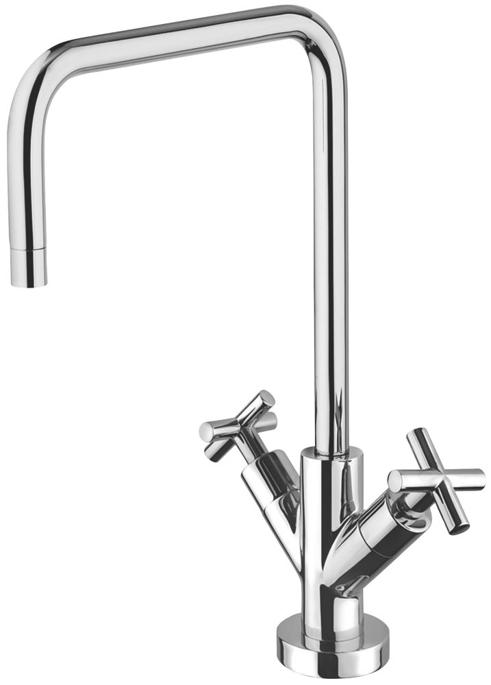 Franke Calliano DualLever Mono Mixer Kitchen Tap Chrome Screwfix
