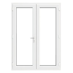 Crystal  White Triple-Glazed uPVC French Door Set 2055mm x 1490mm