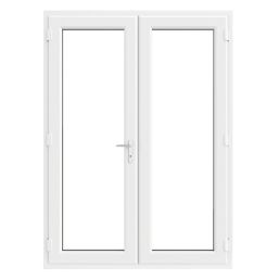 Crystal  White Triple-Glazed uPVC French Door Set 2055mm x 1490mm