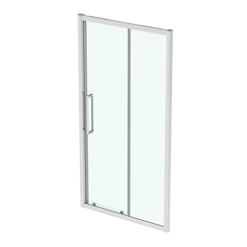 Ideal Standard I.life Semi-Framed Rectangular Sliding Shower Door Silver 1100mm x 2005mm
