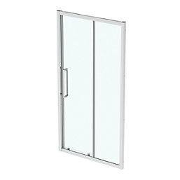 Ideal Standard I.life Semi-Framed Rectangular Sliding Shower Door Silver 1100mm x 2005mm