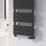 Reina 1124mm x 500mm 1834BTU Black Flat Designer Towel Radiator