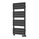 Reina 1124mm x 500mm 1834BTU Black Flat Designer Towel Radiator