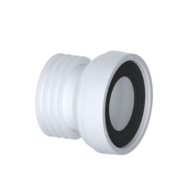 Viva  Rigid Straight WC Pan Connector White 130mm