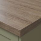 Wilsonart Mondego Oak Matt Brown Wood Effect Laminate Worktop 4100mm x 600mm x 38mm
