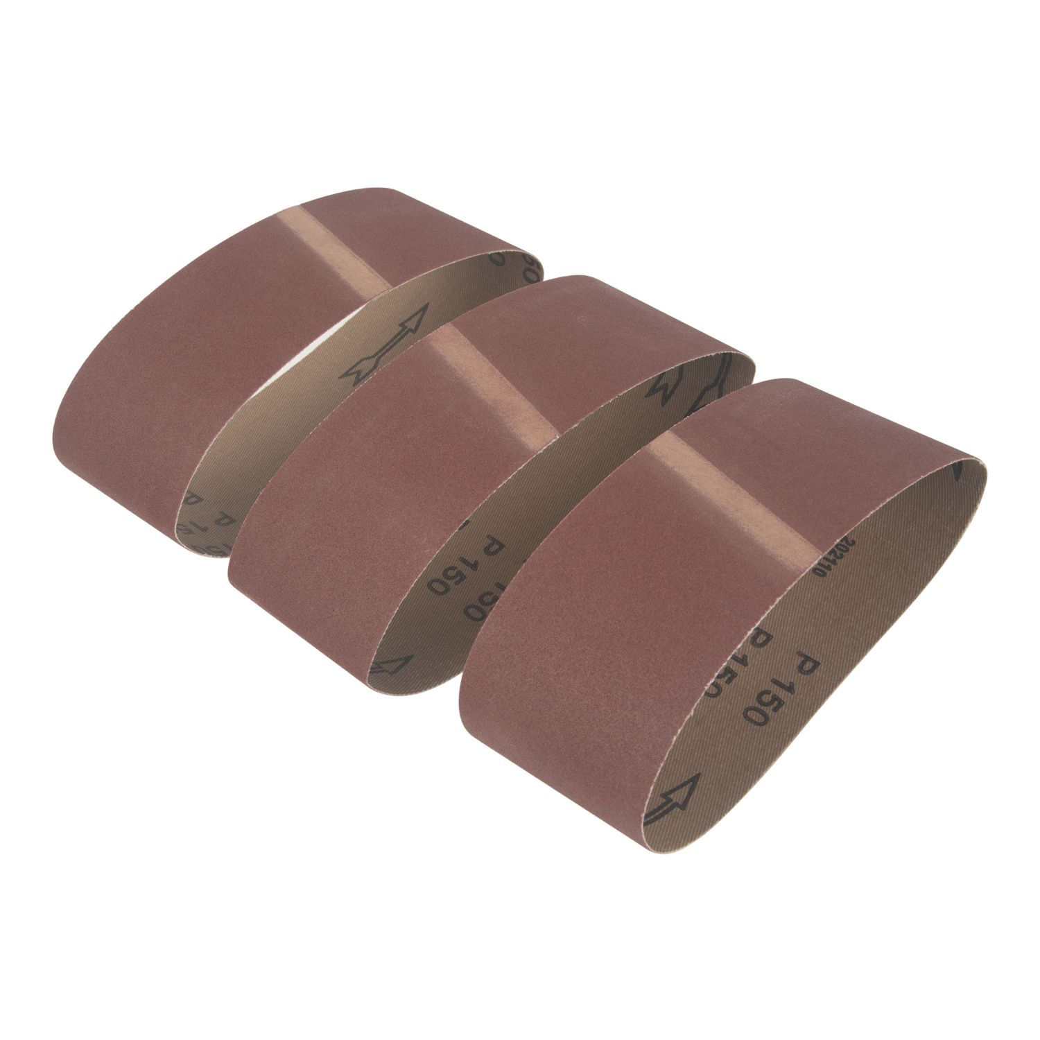Titan 150 Grit Multi-Material Sanding Belts 457mm x 75mm 3 Pack (698PT)