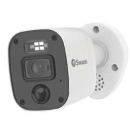 Swann Enforcer SWPRO-4KMQBPK2-EU White Wired 4K Indoor & Outdoor Bullet Add-On Camera for Swann DVR CCTV Kit