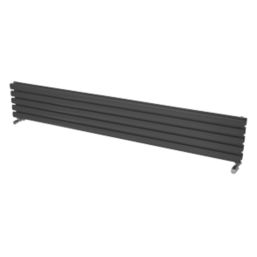 Ximax Fortuna 294mm x 1800mm 3379BTU Anthracite Horizontal Designer Radiator