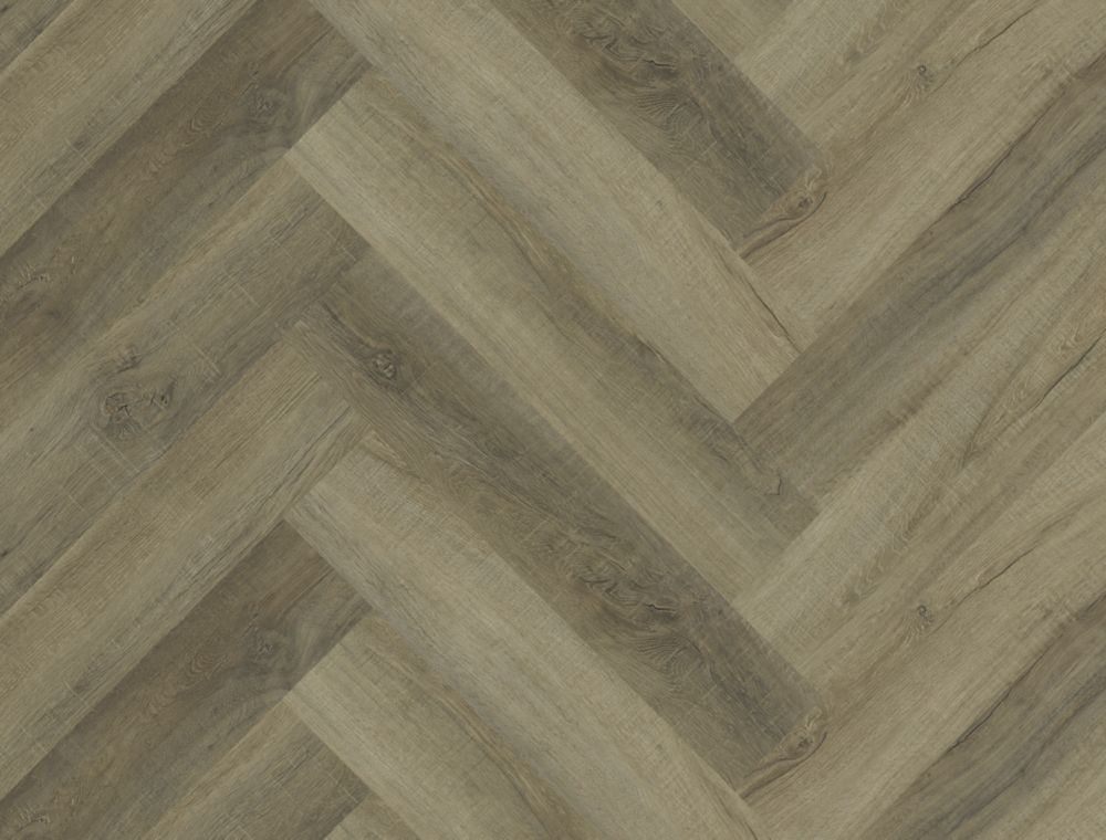 Kraus Odell Oak WoodEffect LVT Flooring 2.34m² Screwfix