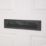 Stormguard Brush Letter Plate Draught Excluder Black 338mm x 75mm