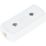 British General  13A 3 Terminal In-Line Connector 30 x 70 x 17mm White