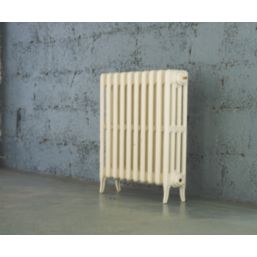 Arroll 660mm x 634mm 2661BTU Cream Cast Iron 4 Column Radiator