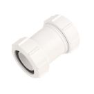 McAlpine S28M Compression Straight Connector White 32mm x 32mm