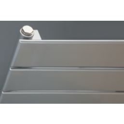 Ximax 1800mm x 445mm 2925BTU Silver Vertical Designer Radiator