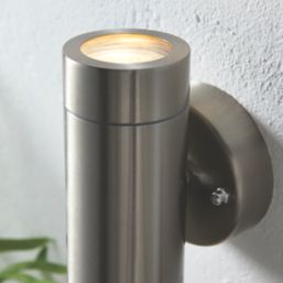 Indoor & Outdoor Lantern Brushed Stainless Steel with Laminated White